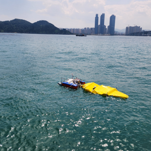 On-Device AI Marine Cleaning Robot